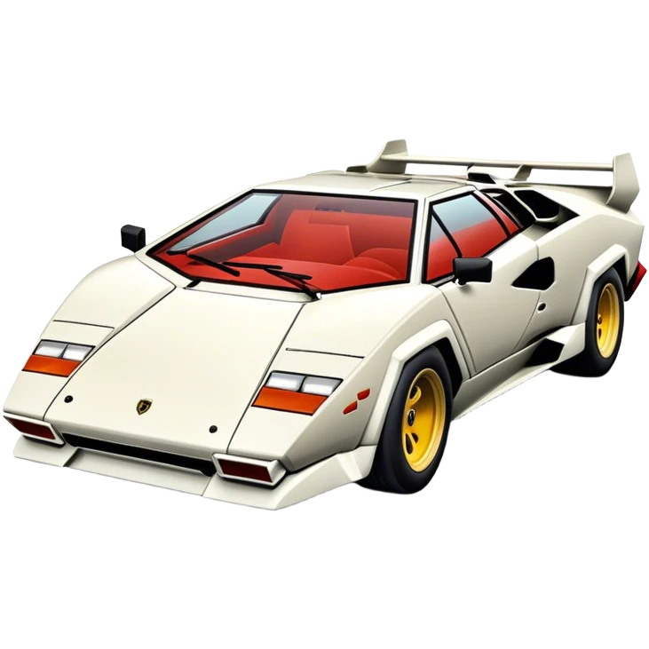 Lamborghini countach emoji