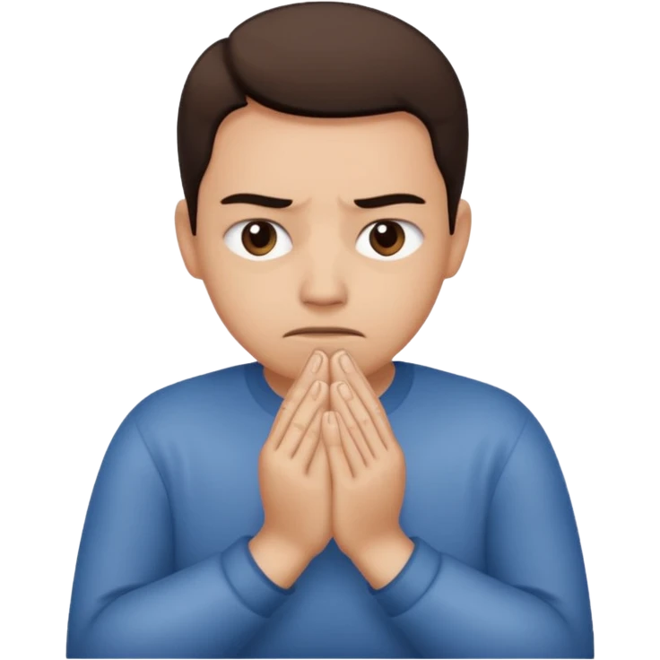 Une personne qui se frotte les mains avec un regard suspect  emoji