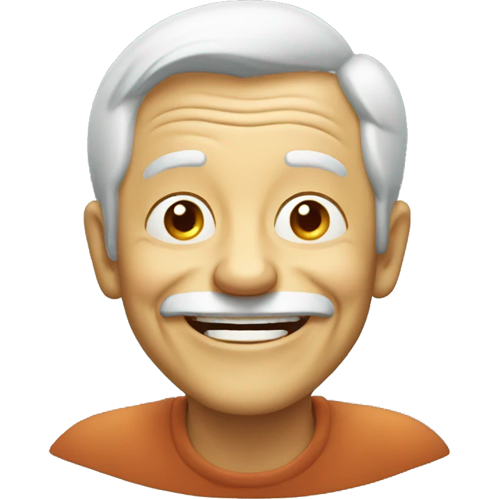 giggling old man emoji