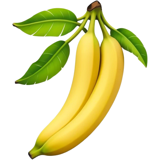 banana with a plant growing out of it emoji