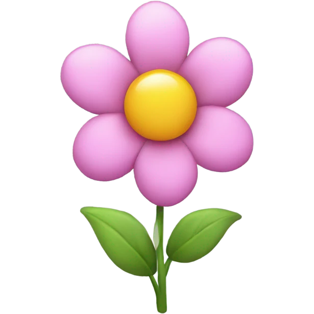 Cute flower  emoji