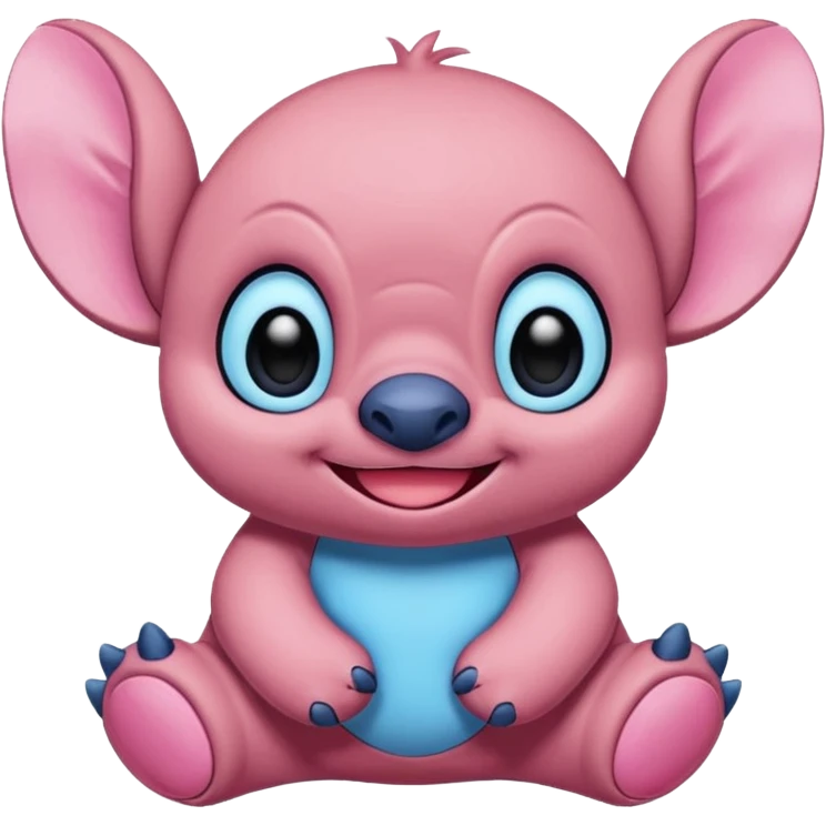 Stitch in  rosa emoji