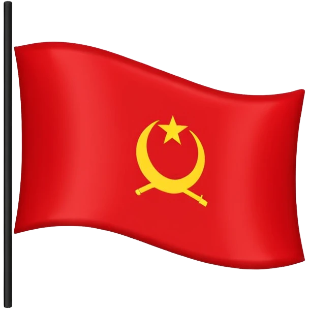 Dravida munnetra kalagam with black color above and red color below emoji