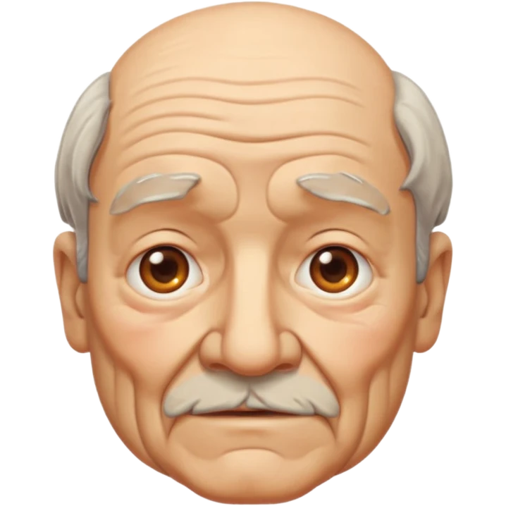 only Grandpa face  emoji