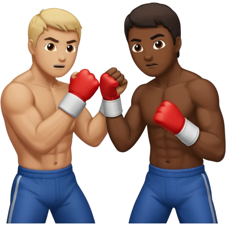Two Man’s fighting emoji