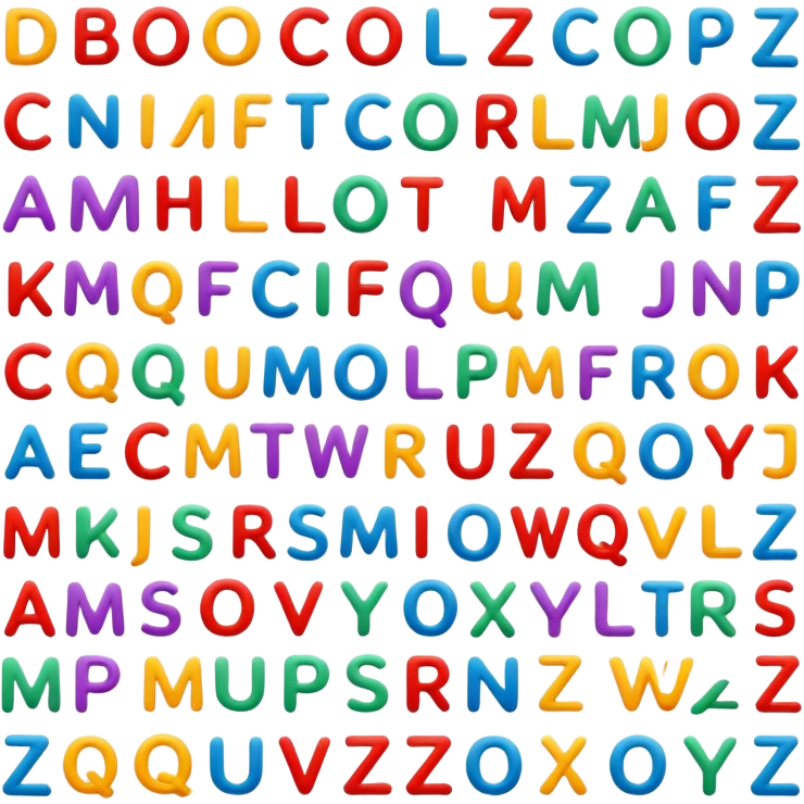 letters from a to z emoji
