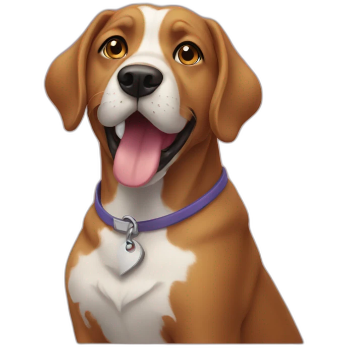 mrs. beast mixed with dog emoji