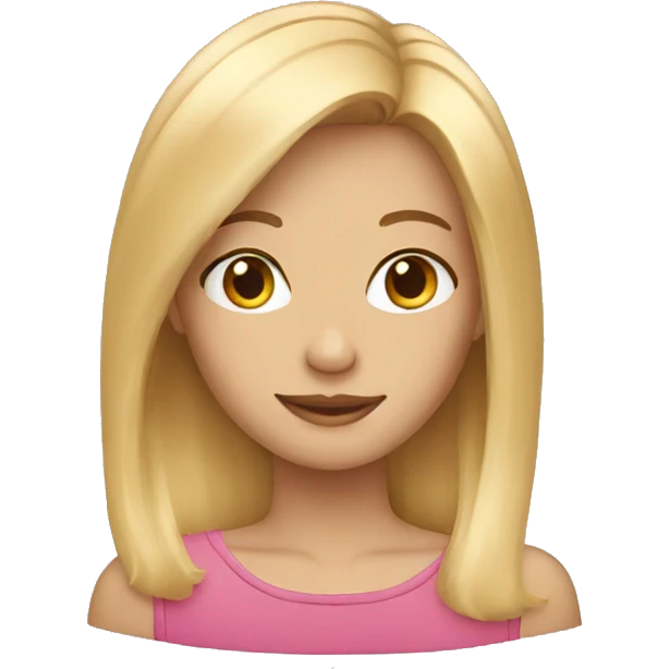 Blonde girl emoji