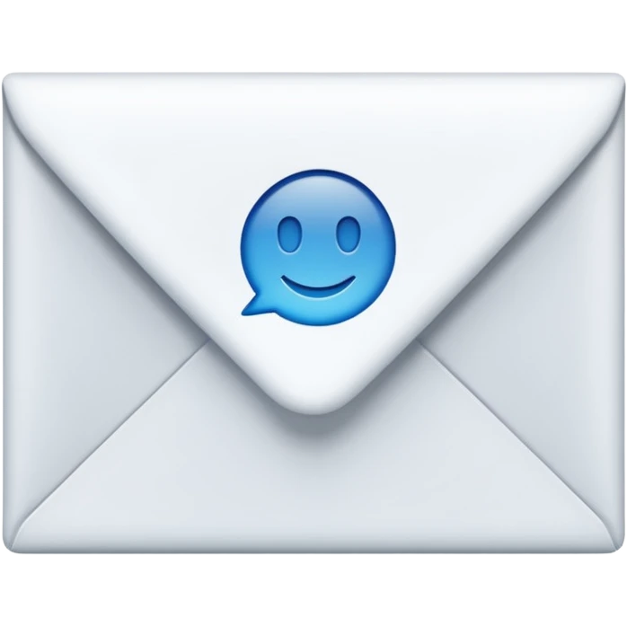 Letter with stamp on it emoji