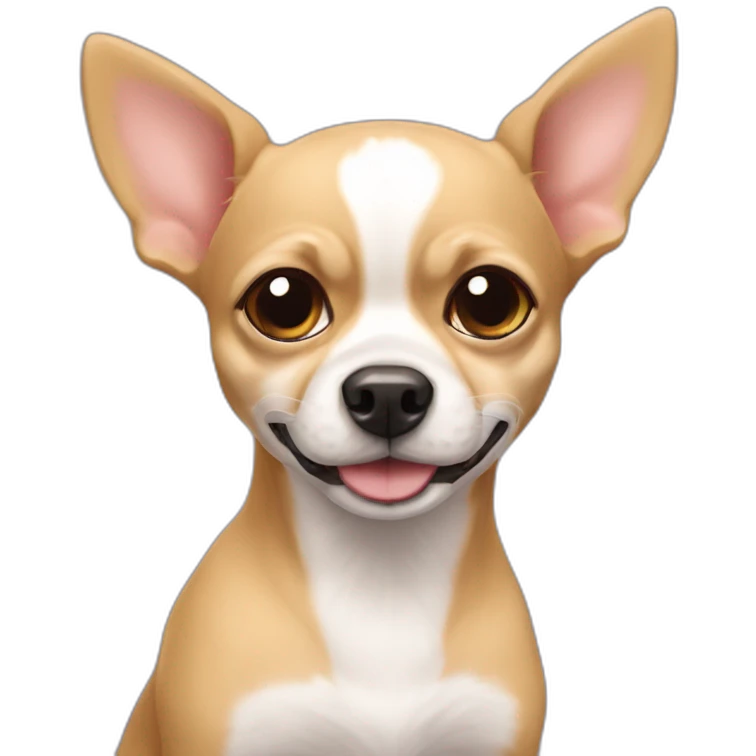 Perrito Snawzer con perrito Chihuahua emoji