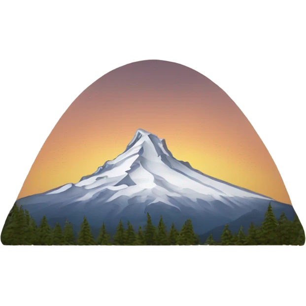 mount hood emoji