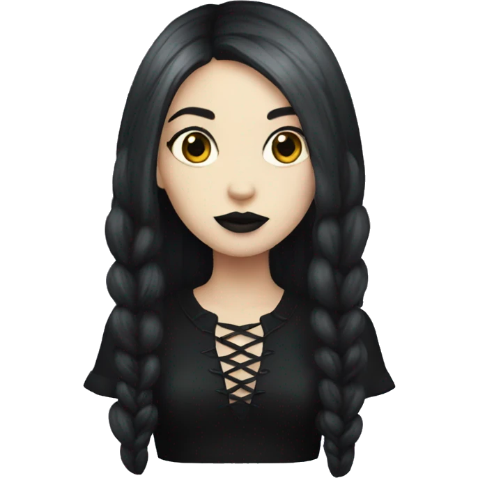 gothic girl emoji