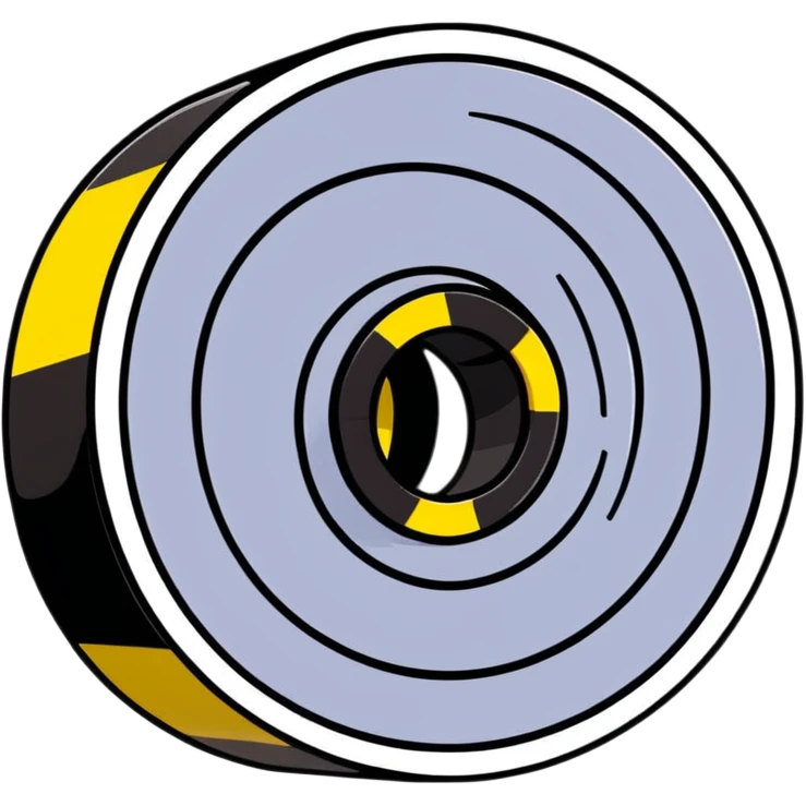 caution tape roll emoji