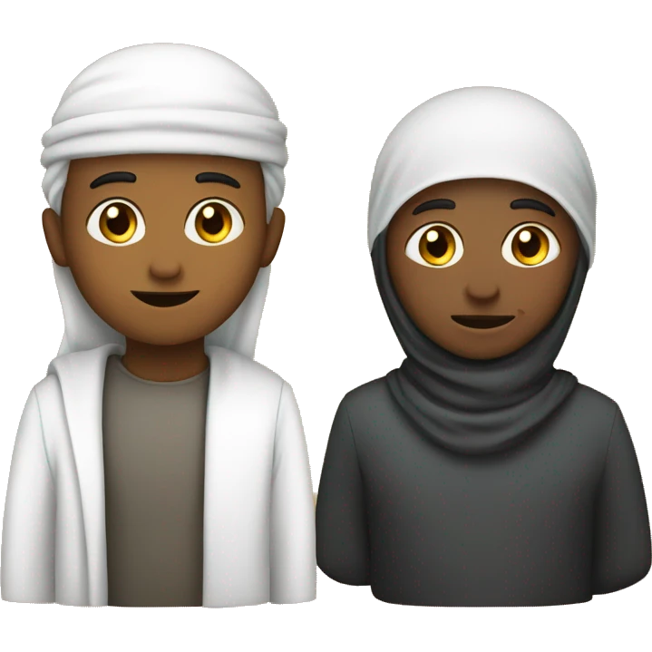 Christian und muslim  emoji