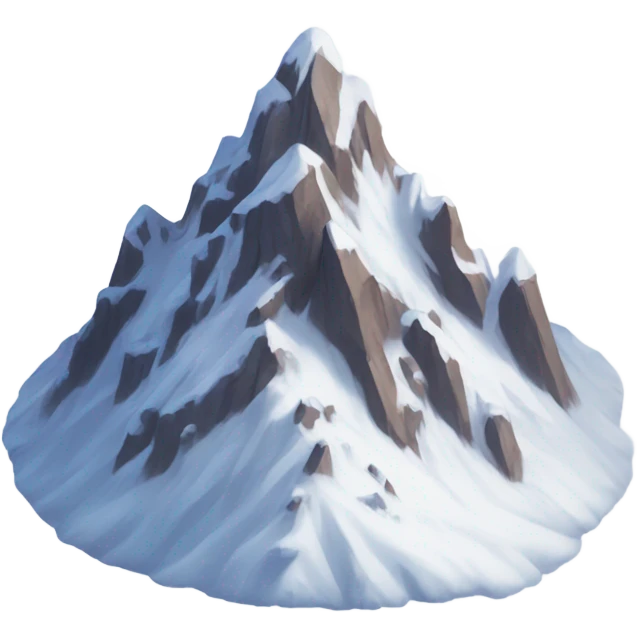 Snow covered mountains  emoji