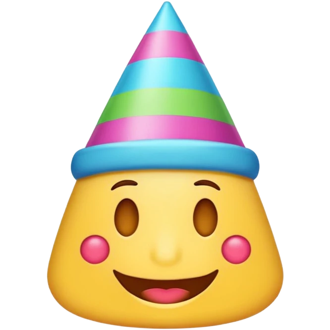the letters Tmj with a party hat emoji emoji