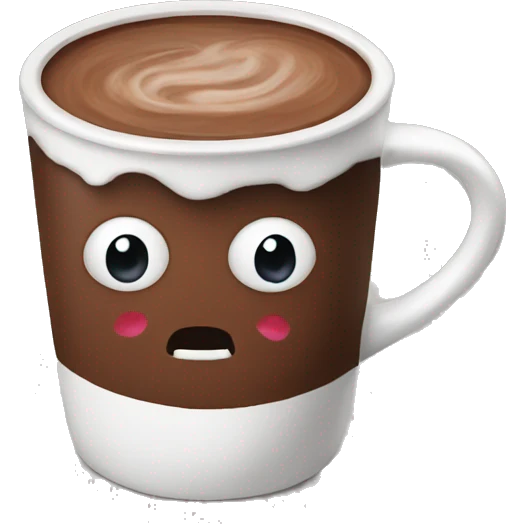 Hot chocolate emoji