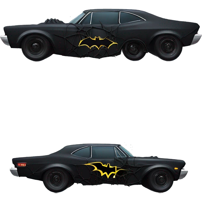 Side view 69 Nova Batman’s edition. Scary and fast. shaped like a spider  emoji