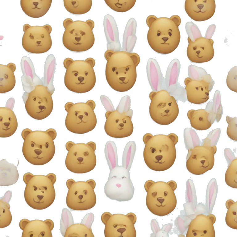 Easter bear emoji