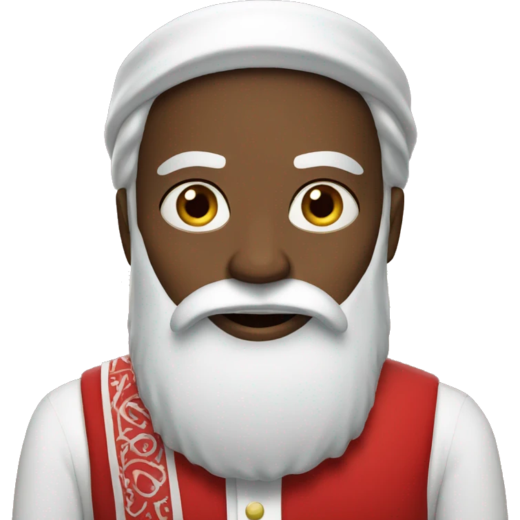 Santa in Saudi emoji