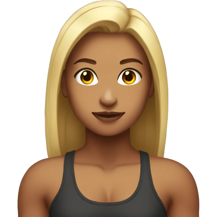 buff girl emoji