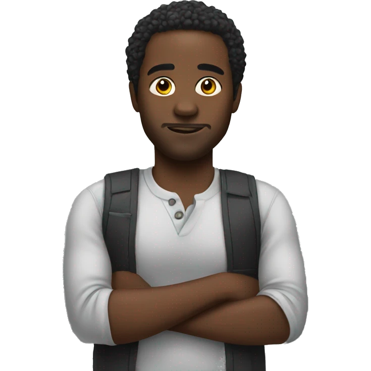 black man emoji