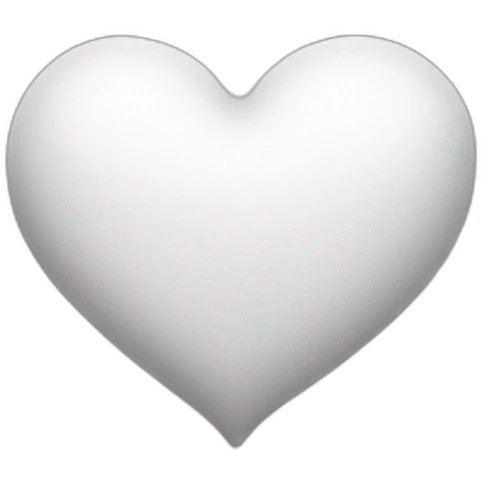 white heart emoji