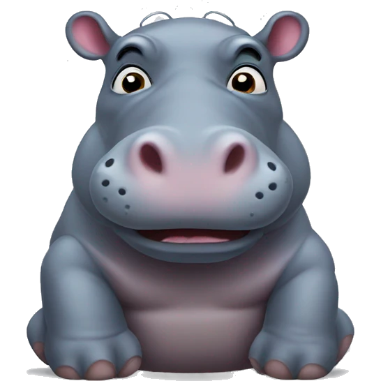 Hippo emoji
