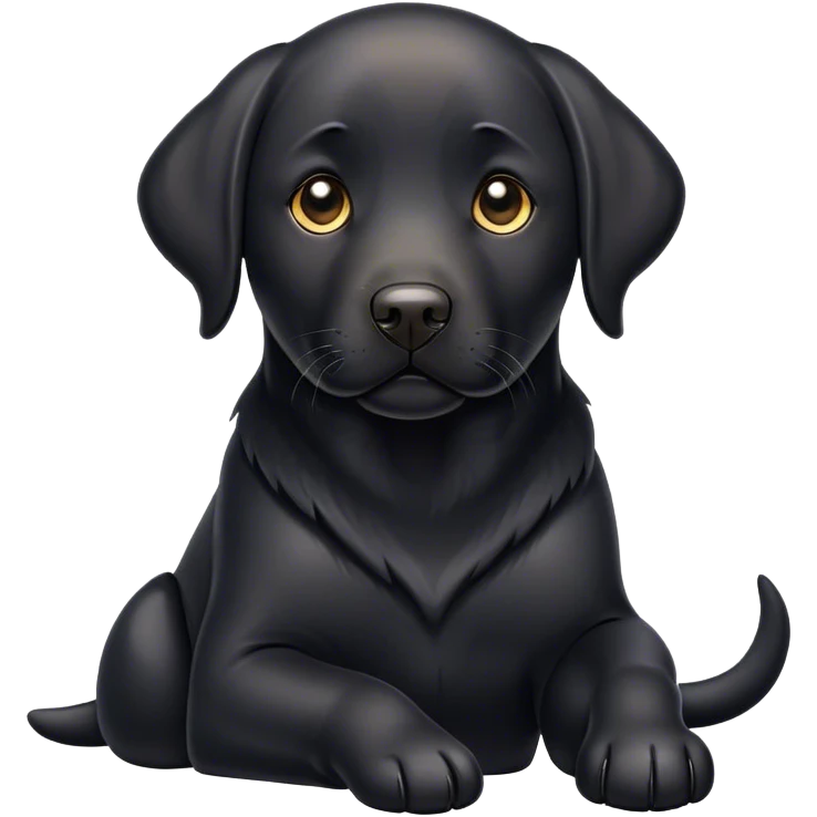 Black Labrador emoji