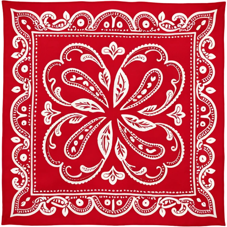 patterned bandana emoji