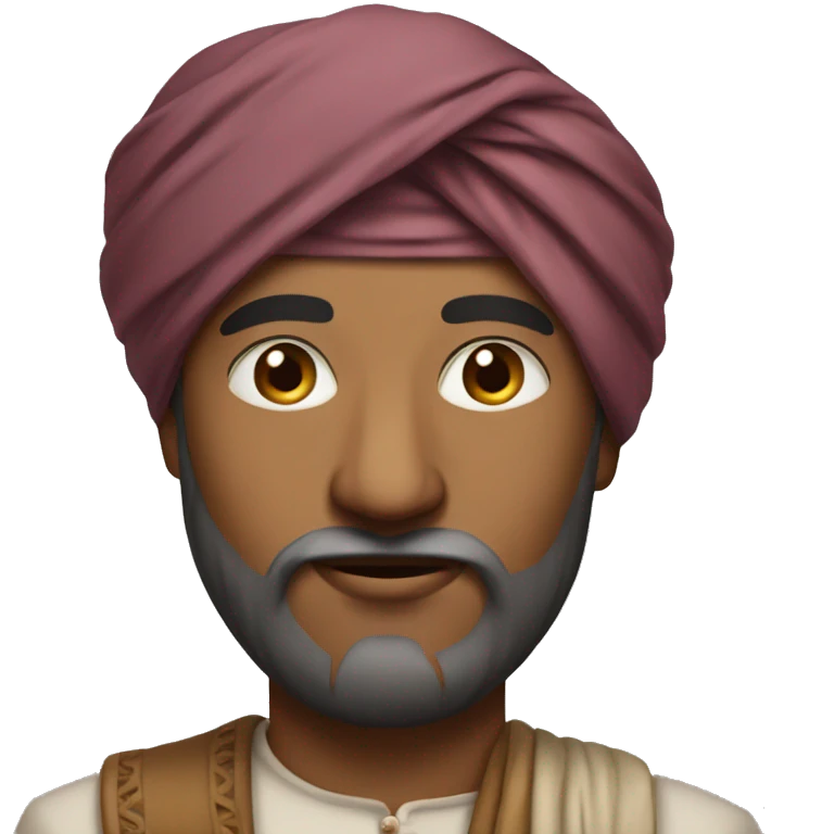 indian man with turban emoji