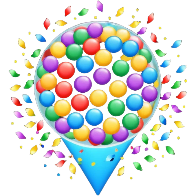 “confetti ball exploding emoji