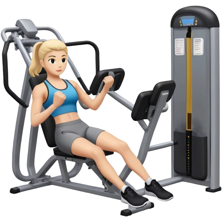 how to use abductor-machine gym emoji