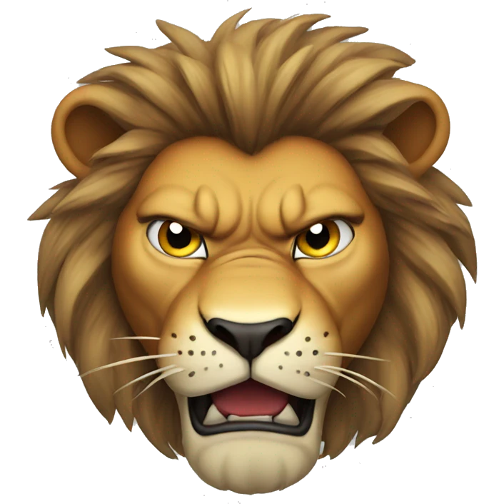 lion angry emoji