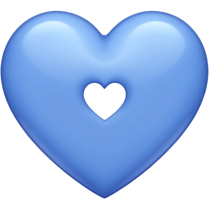 periwinkle color heart emoji