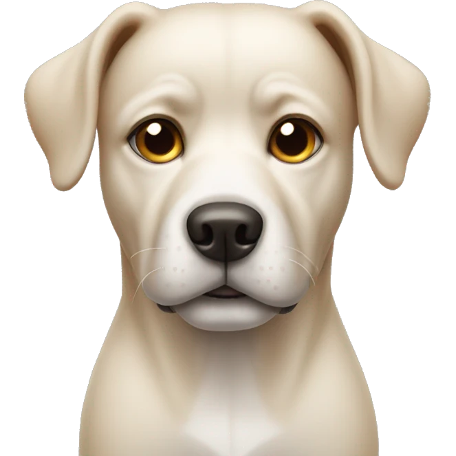 Dog giving side eye  emoji