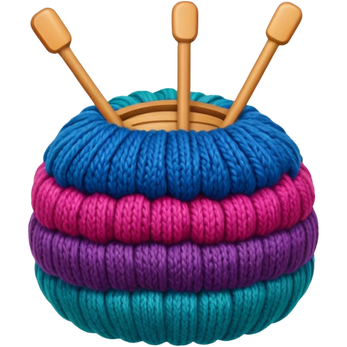 Knitting emoji