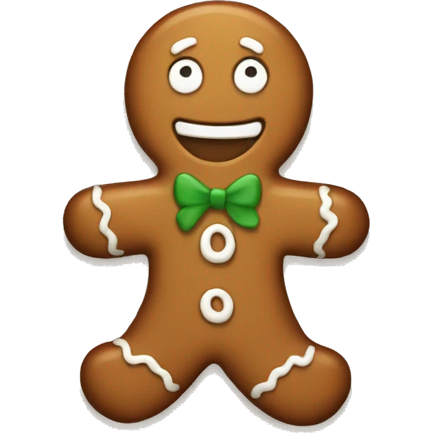 Gingerbread man  emoji