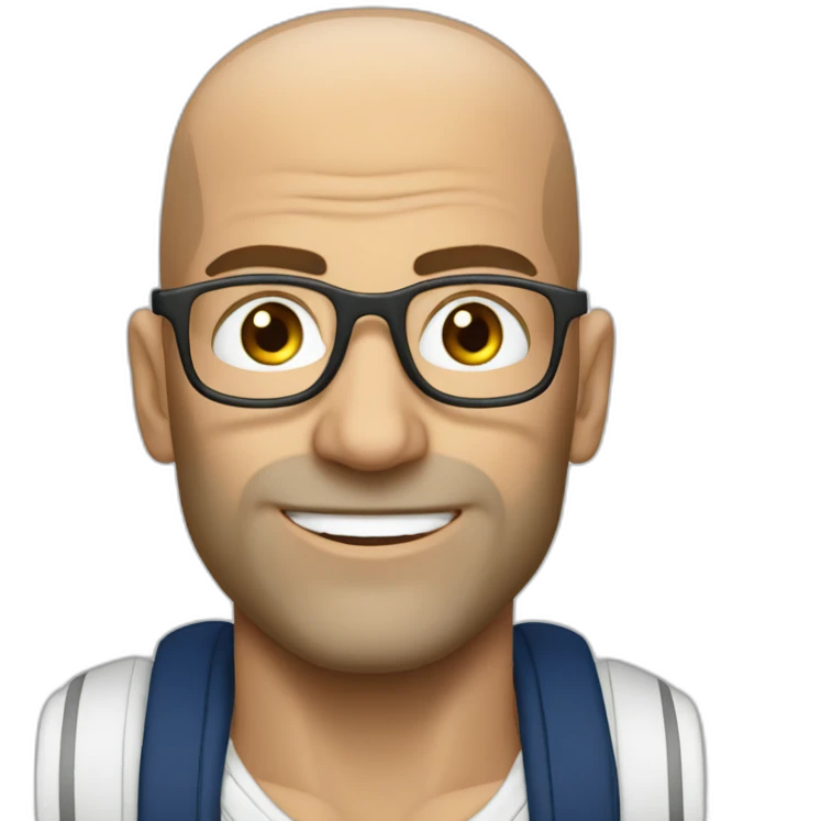 Zidane avec des lunettes  emoji
