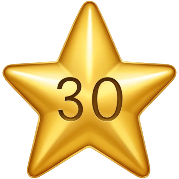 Number 5 star emoji