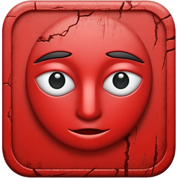 Symbol of sacrifice in berserk in red colour emoji