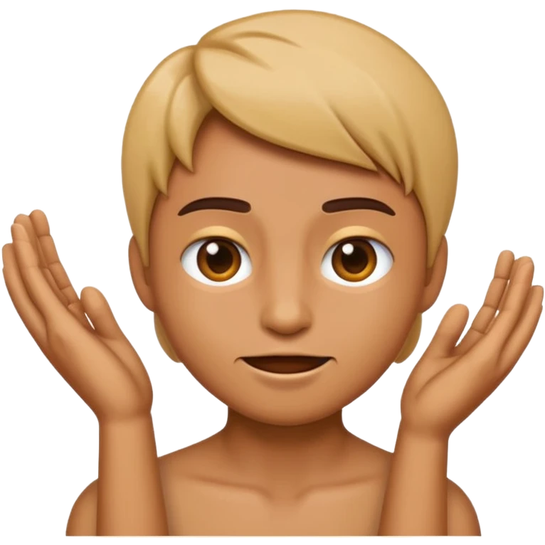 An emoji with their hand, making a cutting motion towards their neck emoji