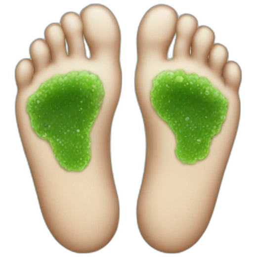 Moldy feet emoji