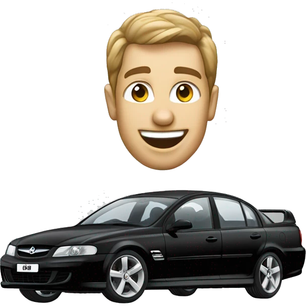 Holden commodore black 2004 emoji