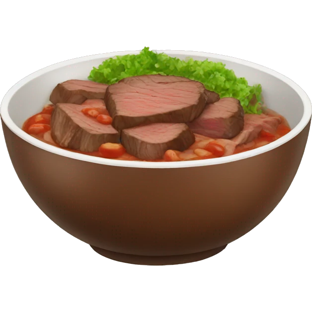 beef bowl emoji