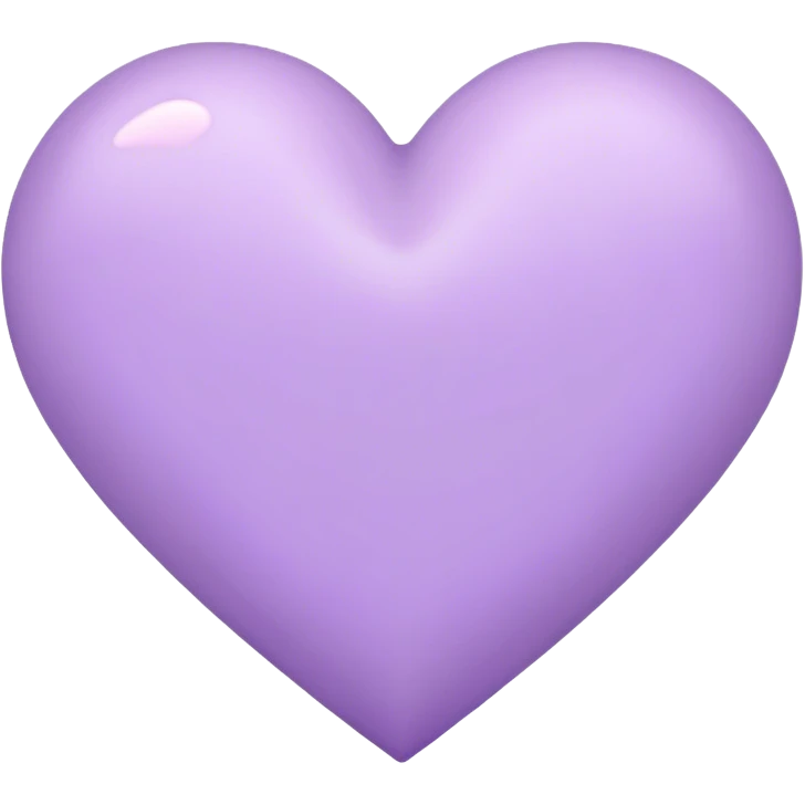 pastel purple heart emoji