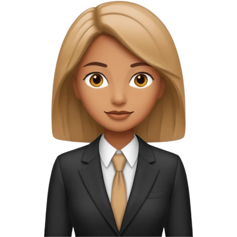 woman with suit emoji