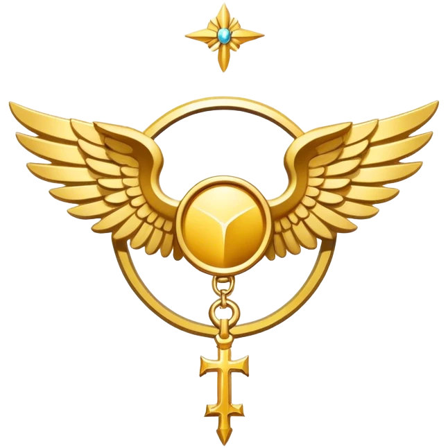 Archangel's emblem holy emoji