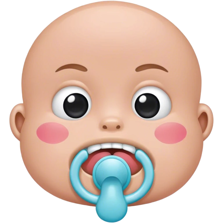 shit using pacifier  emoji