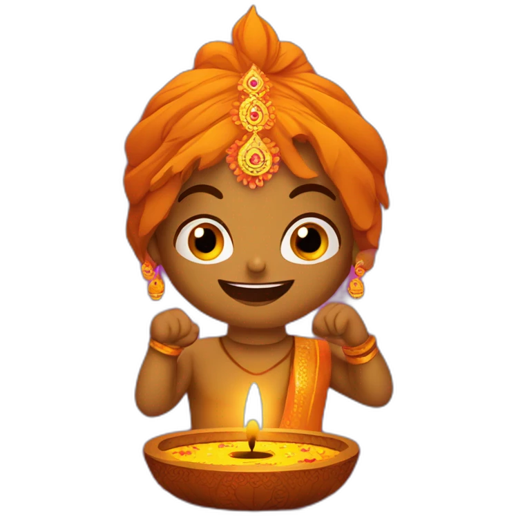 happy diwali wishes by surendra template emoji